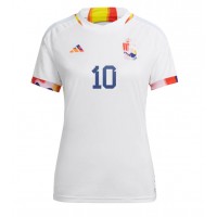 Belgicko Eden Hazard #10 Vonkajší Ženy futbalový dres MS 2022 Krátky Rukáv